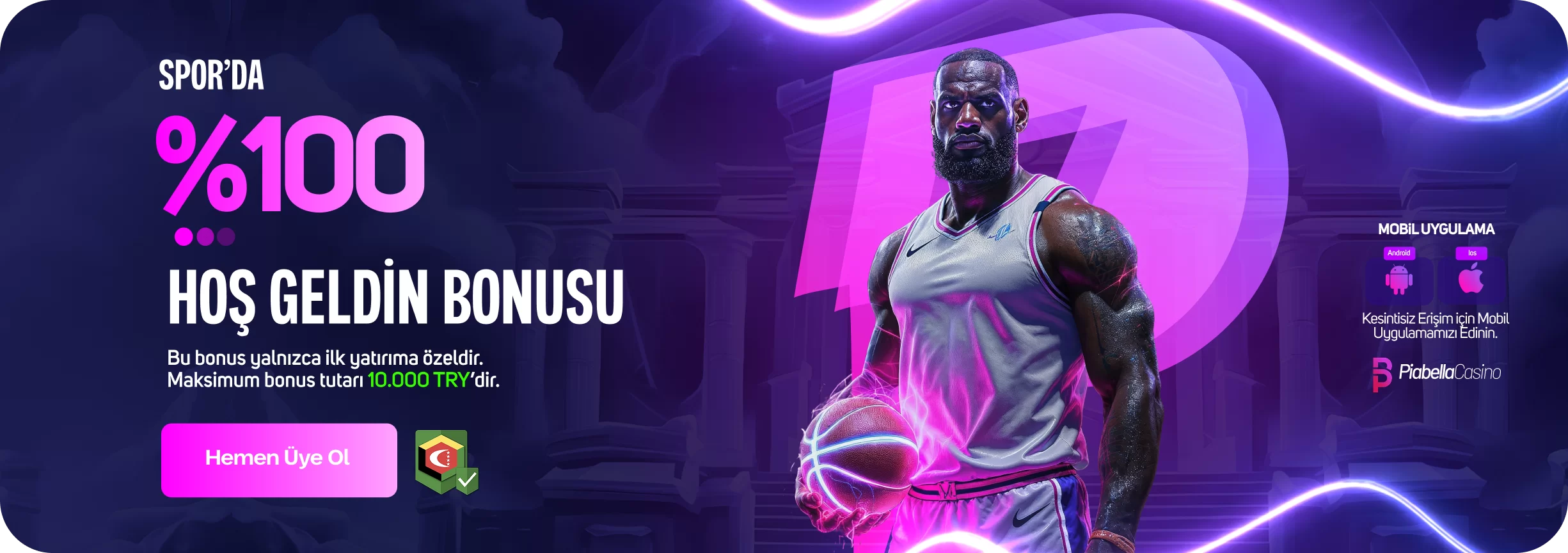%100 Spor Hoşgeldin Bonusu