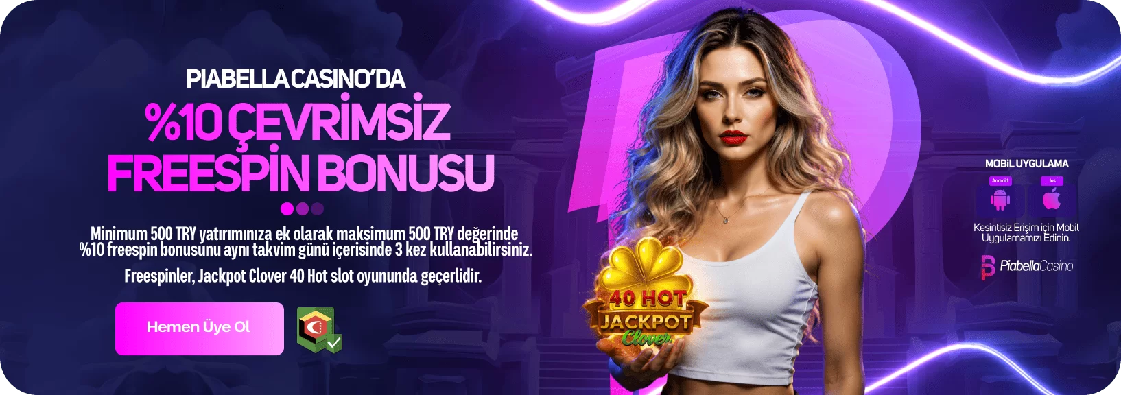 %10 ÇEVRİMSİZ FREESPİN BONUSU